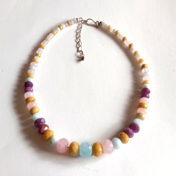 Jay King Multi Gemstone Beaded Necklace. - Picture 6 of 8